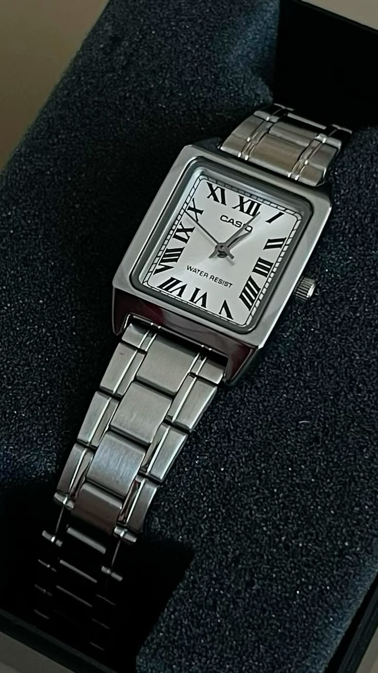 Casio Elegant Silver Women Watch