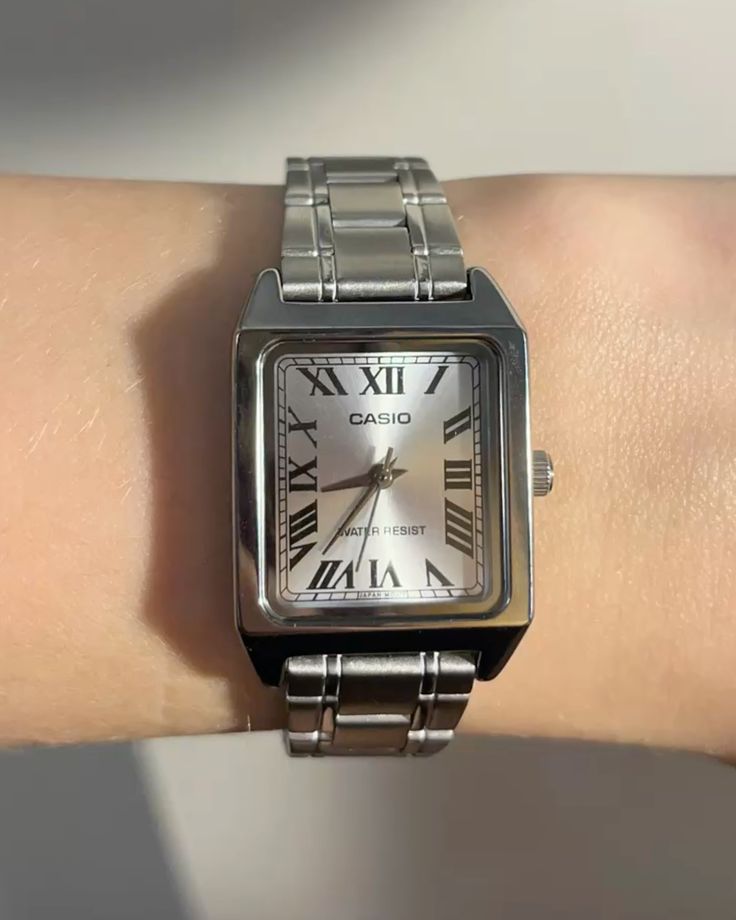 Casio Elegant Silver Women Watch