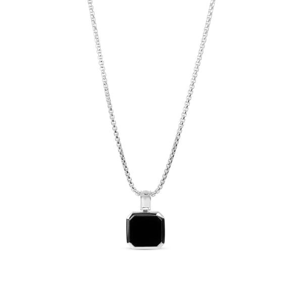 Black Stone Studded Necklace