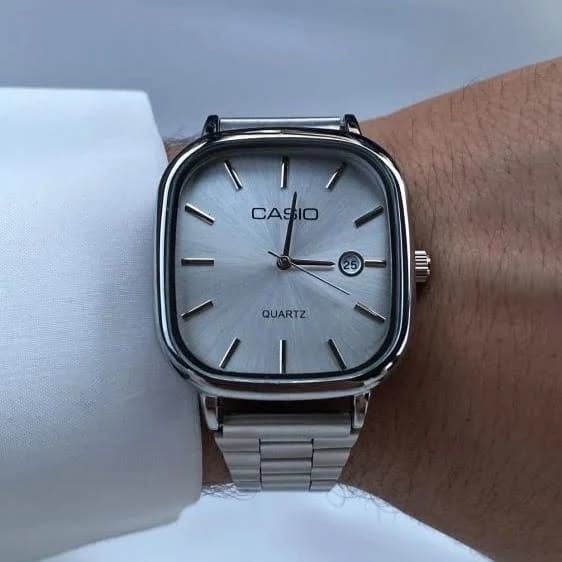 Casio Vintage Silver-Classic Minimalist Design
