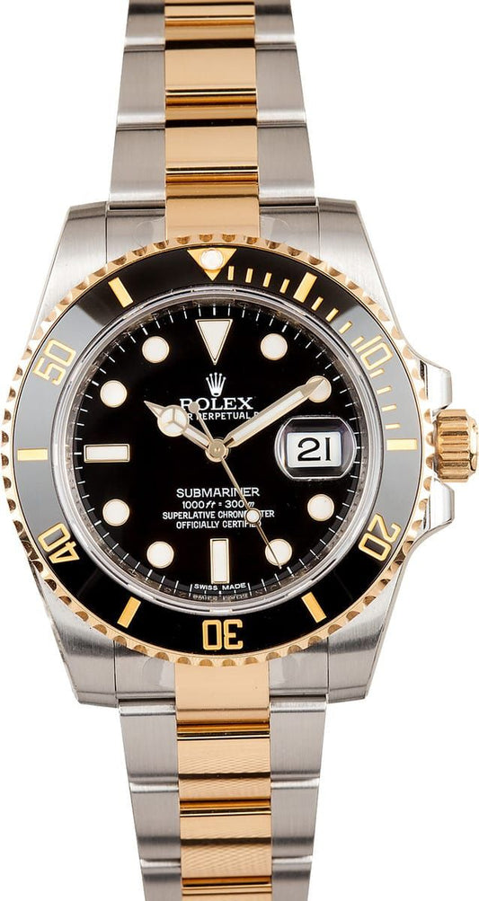 Rolex Submariner Two Tone.